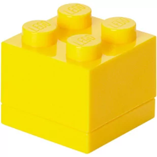 POLTOP LEGO. 40111732 Minipudełko mały klocek, żółty - Pojemniki na zabawki - miniaturka - grafika 1