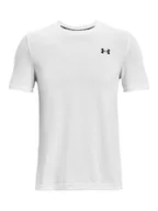 Koszulki sportowe męskie - Under Armour Koszulka funkcyjna w kolorze białym - miniaturka - grafika 1
