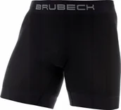 Majtki męskie - Brubeck BX11420 Bokserki męskie z wkładką rowerową czarny S - miniaturka - grafika 1