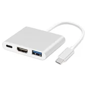Adaptery i przejściówki - HP Adapter 3w1 MacBook Asus Usb 3.0 Hdmi 4K - miniaturka - grafika 1