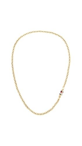 Tommy Hilfiger Biżuteria męski łańcuszek naszyjnik z żółtego złota - 2790651