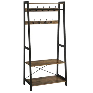 Songmics WIESZAK STOJAK NA UBRANIA WIESZAK STOJĄCY LOFT 180 cm LGR13BX - Wieszaki i stojaki - miniaturka - grafika 1