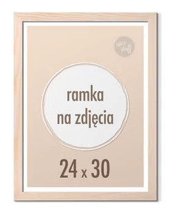 Ramka na zdjęcia 24x30 cm sosnowa Ramki 30x24 - Ramki na zdjęcia - miniaturka - grafika 1