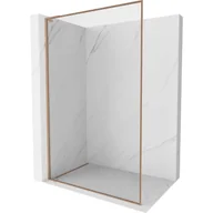 Ścianki i drzwi prysznicowe - Mexen Kioto-F L ścianka prysznicowa Walk-in z ramką 55 x 202 cm, transparent 8 mm, miedź szczotkowana - 800-055-174-65-00 - miniaturka - grafika 1