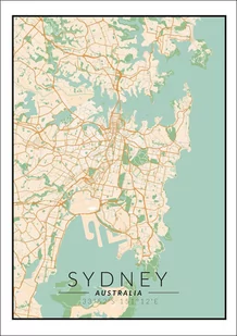 Galeria Plakatu, Plakat, Sydney Mapa Kolorowa, 40x50 cm - Plakaty Galeria Plakatu, Plakat, Sydney Mapa Kolorowa, 40x50 cm - Plakaty - miniaturka - grafika 1