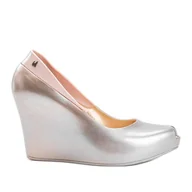 Baleriny - Złote meliski na koturnie Diny złoty - Inna marka - miniaturka - grafika 1