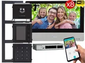 Wideodomofony - Zestaw modułowy wielorodzinny wideodomofon IP Vidos ONE 8x M2020 A2000-G/D/LCD FullHD IPS Szyfrator Natynkowy - miniaturka - grafika 1