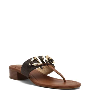 Michael Kors Skórzane japonki IZZY - Klapki i japonki damskie - miniaturka - grafika 1