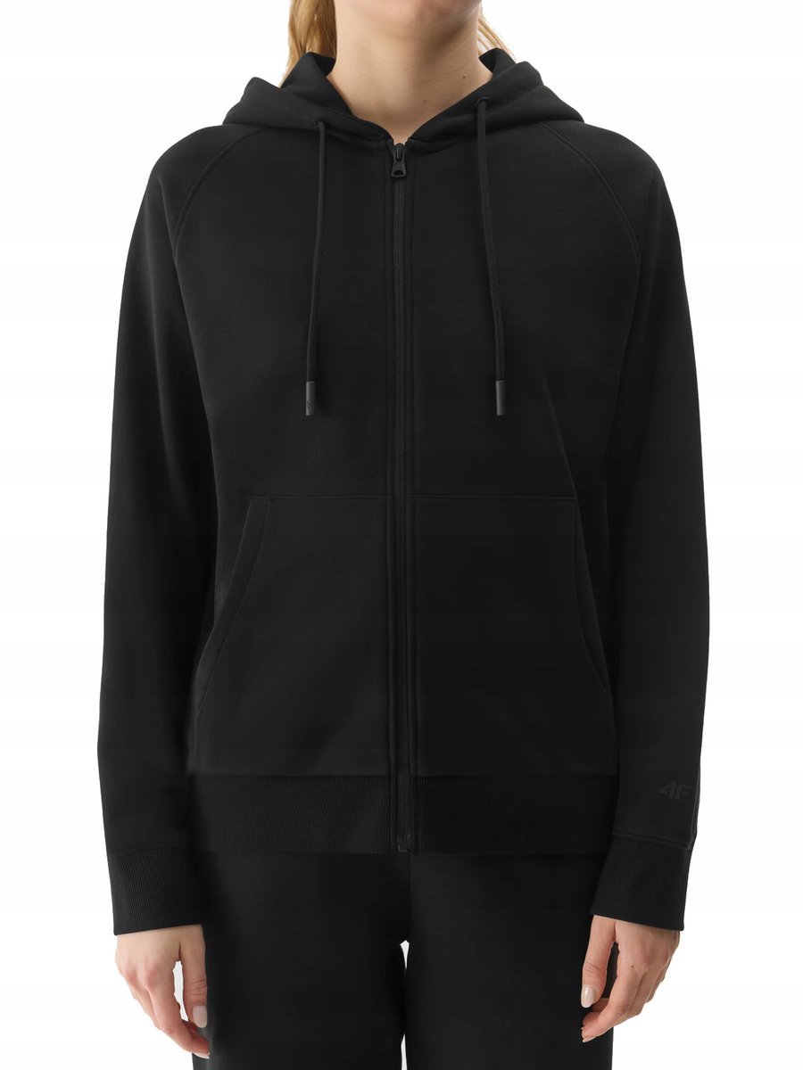 Damska bluza dresowa 4F z kapturem SWSF1633 czarny 20S XS