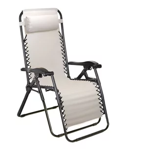 Domarex, Leżak ogrodowy Zero Gravity ISWING PATIO, ecru - Leżaki ogrodowe - miniaturka - grafika 1