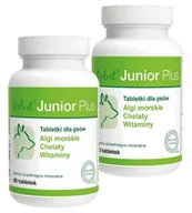 Suplementy i witaminy dla psów - Dolvit Junior  Plus 2x90 tabletek - miniaturka - grafika 1