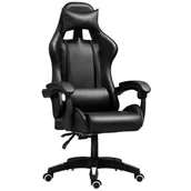 Fotele gamingowe - Fotel EXTRALINK G-524 Czarny - miniaturka - grafika 1