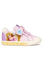 Buty dla dziewczynek - Geox Trampki B Gisli Girl B651MA 011AJ C8058 S Różowy - miniaturka - grafika 1