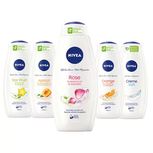 Nivea Żele pod prysznic damsko męskie 5x 500ml - Kosmetyki do kąpieli - miniaturka - grafika 1