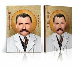 Ikona religijna Święty Artemide Zatti - Ikony i obrazy sakralne - miniaturka - grafika 1