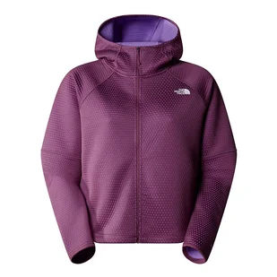 Kurtka The North Face Dotknit Thermal FZ 0A89VE1NI1 - fioletowa - Kurtki i kamizelki sportowe damskie - miniaturka - grafika 1