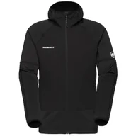 Bluzy sportowe męskie - Męska bluza Mammut Massone ML Hooded Jacket Rozmiar: M / Kolor: czarny - miniaturka - grafika 1