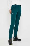 Spodnie sportowe damskie - Jack Wolfskin spodnie outdoorowe Geigelstein kolor zielony - miniaturka - grafika 1