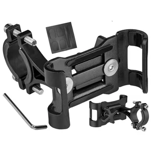 Uchwyt rowerowy Alogy Metal Bike Holder do telefonu na kierownicę na rower motor hulajnoga Czarny + Pasek bezpieczeństwa - Akcesoria rowerowe - miniaturka - grafika 13