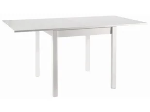 Stół rozkładany FLIP 80(160)x80 biały mat - Stoły - miniaturka - grafika 1