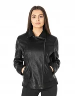 Moda i Uroda OUTLET - Kurtka Ramoneska Damska Krótka Motor Skóra 273 4XL - miniaturka - grafika 1