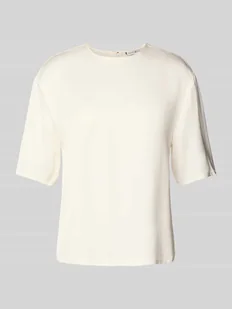 Bluzka o kroju relaxed fit z satyny - Bluzki damskie - miniaturka - grafika 1