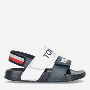 Sandały dziecięce Tommy Hilfiger Logo Velcro Sandal T1B2-32925-1172Y004 34 Blue/White/Red (8052578176924) - Buty dla chłopców - miniaturka - grafika 1