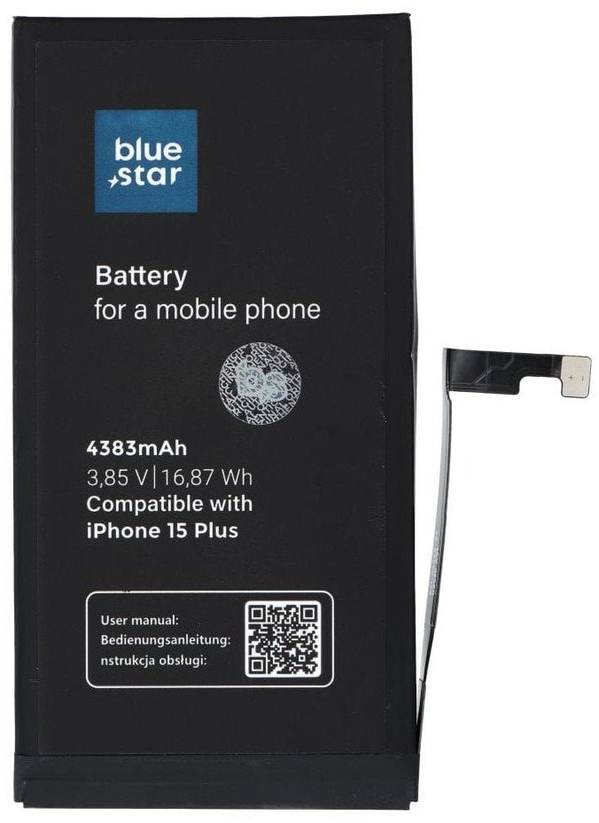 BLUE STAR HQ bateria do IPHONE 15 Plus 4383 mAh