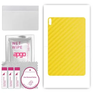 folia naklejka skórka strukturalna na TYŁ do Huawei MatePad 10.4 - Carbon Żółty - apgo SKINS - Akcesoria do tabletów i e-booków folia naklejka skórka strukturalna na TYŁ do Huawei MatePad 10.4 - Carbon Żółty - apgo SKINS - Akcesoria do tabletów i e-booków - miniaturka - grafika 1