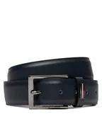 Paski - Tommy Hilfiger Pasek Męski Business 3.5 AM0AM12062 Granatowy - miniaturka - grafika 1