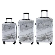 Walizki - Zestaw walizek SEMI LINE T5731-0 Jasny-marmur - miniaturka - grafika 1