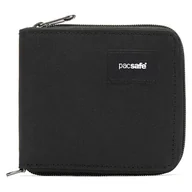 Portfele - Pacsafe Rfidsafe zamek błyskawiczny z blokadą RFID wokół portfela, kruczoczarny, jeden rozmiar, blokada RFID Rfidsafe, zamek błyskawiczny wokół portfela - miniaturka - grafika 1