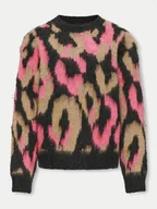 Swetry dla chłopców - Kids ONLY Sweter Wild 15329326 Kolorowy Regular Fit - miniaturka - grafika 1