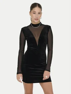 ONLY Sukienka koktajlowa Smooth 15360667 Czarny Slim Fit - Sukienki - miniaturka - grafika 1
