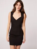 Sukienki - Morgan Sukienka koktajlowa 212-REGINA.F Czarny Slim Fit - miniaturka - grafika 1