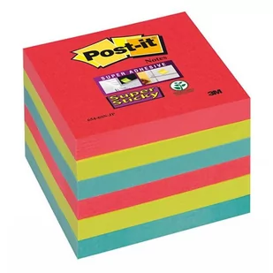 Notes samoprzylepny 76x76 mm 6x90 kartek 654-6sSS-JP Paleta BORA BORA 3M POST-IT Super Sticky /3M-70005253458/ - Etykiety samoprzylepne i bloki etykiet - miniaturka - grafika 1