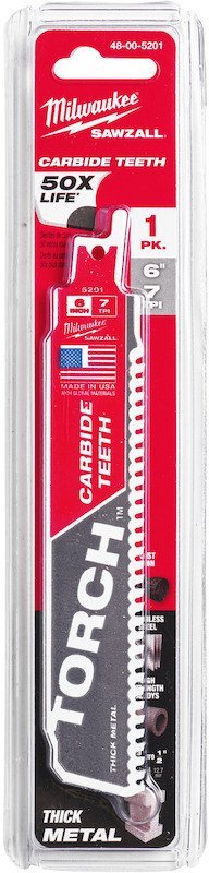 MILWAUKEE BRZESZCZOT S TCT TORCH 150mm/8T /1szt.