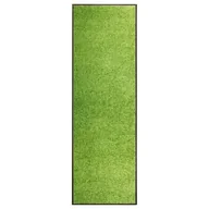 Wycieraczki - vidaXL Wycieraczka z możliwością prania, zielona, 60 x 180 cm - miniaturka - grafika 1