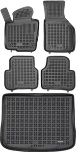Volkswagen Tiguan I  SUV od 2007-2017r. Bagażnik REZAW 231838 + Dywaniki REZAW 200102 - Dywaniki samochodowe - miniaturka - grafika 1