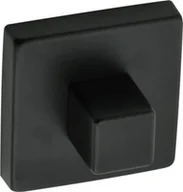 Klamki - Szyld do klamki Qube wc czarny mat - miniaturka - grafika 1