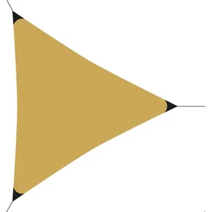 Żagiel przeciwsłoneczny PROGARDEN 984300 Żółty 300 x 300 x 300 cm - Parasole ogrodowe - miniaturka - grafika 1