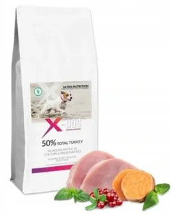 X-DOG GF ADULT M/L INDYK BATATY I ŻURAWINA 12KG - Sucha karma dla psów - miniaturka - grafika 1