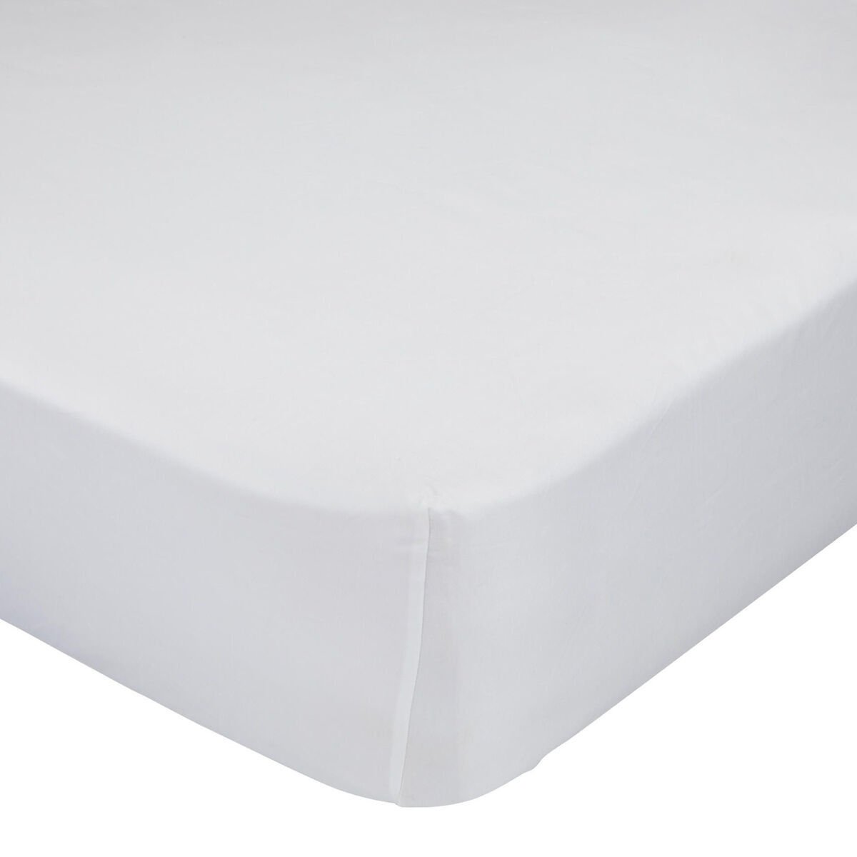 Prześcieradło HappyFriday BASIC White 160 x 200 x 32 cm
