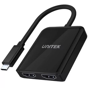 Unitek ADAPTER USB-C 2X HDMI 2.0A 4K 60HZ, V1408A 2_385438 - Huby USB - miniaturka - grafika 1