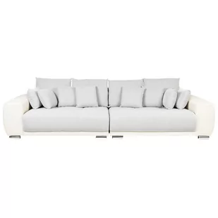Beliani Sofa XXL tapicerowana jasnobeżowa TORPO - Sofy i kanapy - miniaturka - grafika 1