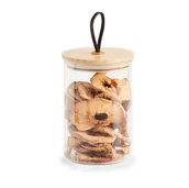 Pojemniki kuchenne - Szklany słoik z wieczkiem z uchwytem, 1100 ml - miniaturka - grafika 1