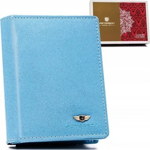 Peterson Skórzany Portfel Damski Średnich Rozmiarów - Portfele - miniaturka - grafika 1