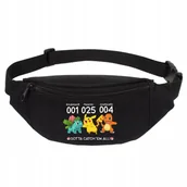 Nerki - SPORTOWA NERKA CZARNA Biodrowa Na Prezent GOTTA CATCH'EM ALL Pokemon Wzory - miniaturka - grafika 1