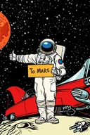 Puzzle - PUZZLE Mars Kosmos Astronomia Vintage Retro + IMIĘ Pudełko 120 el. - miniaturka - grafika 1