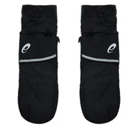 Rękawiczki sportowe damskie - Rękawiczki Męskie Asics Wind-Block Running Gloves 3013A901 Czarny - miniaturka - grafika 1